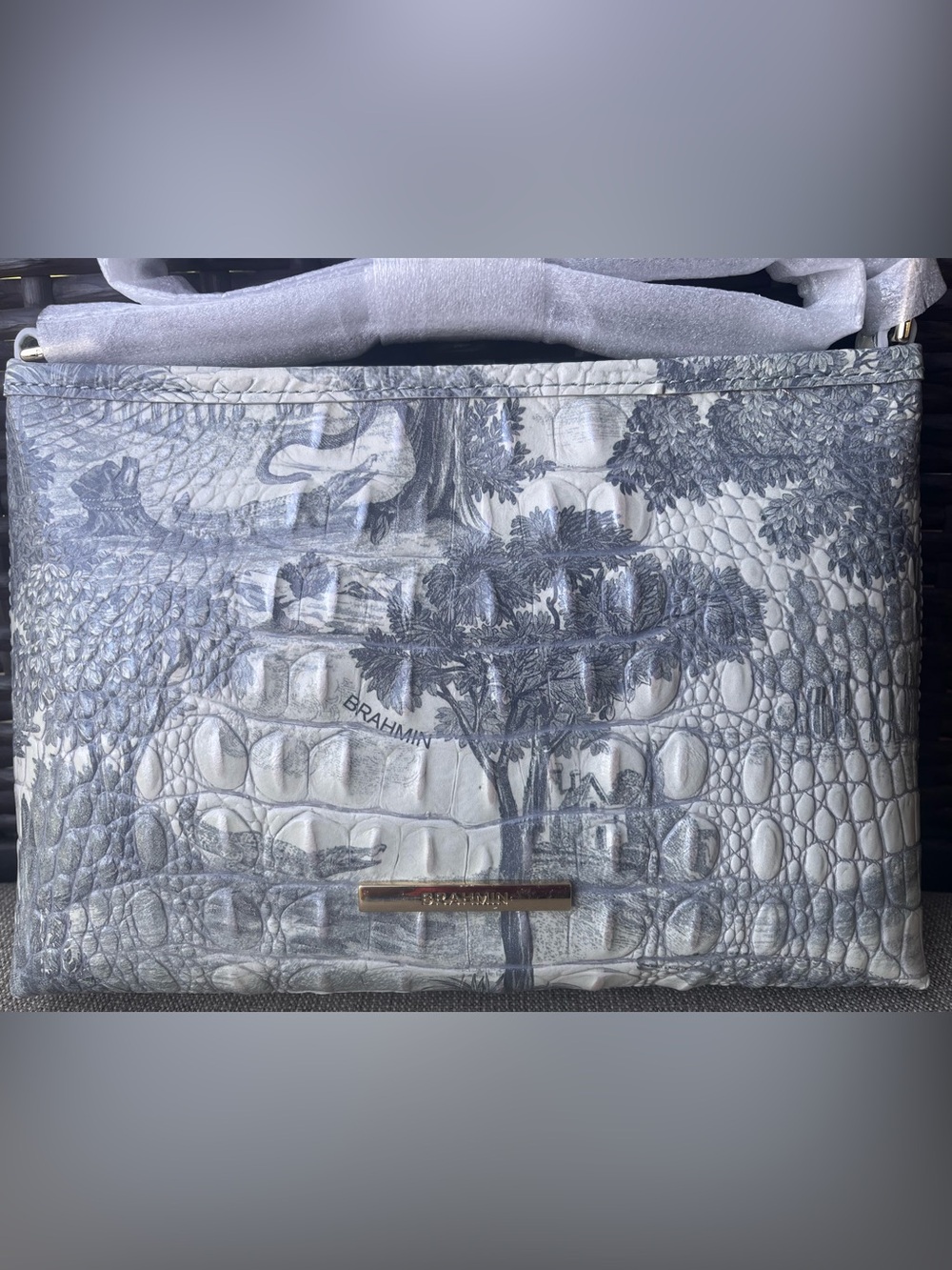 NWT Brahmin LORELEI in MINDFUL GARDEN Melbourne Shoulder Bag